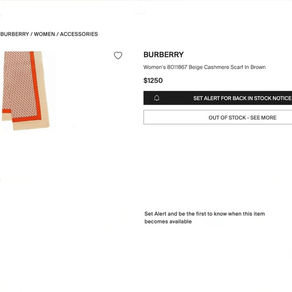 Burberry Monogram Print Leight Weight 100% Cashmere scarf - Picture 6 of 14